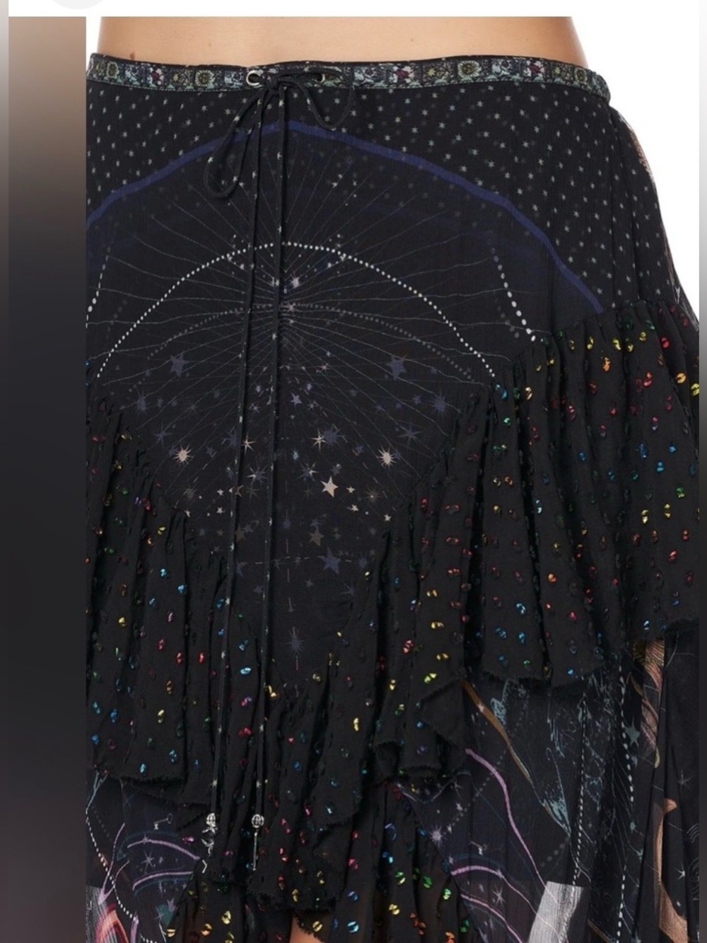 Camilla Midnight Moon House Silk maxi skirt 💜Rare Find! - Picture 8 of 14